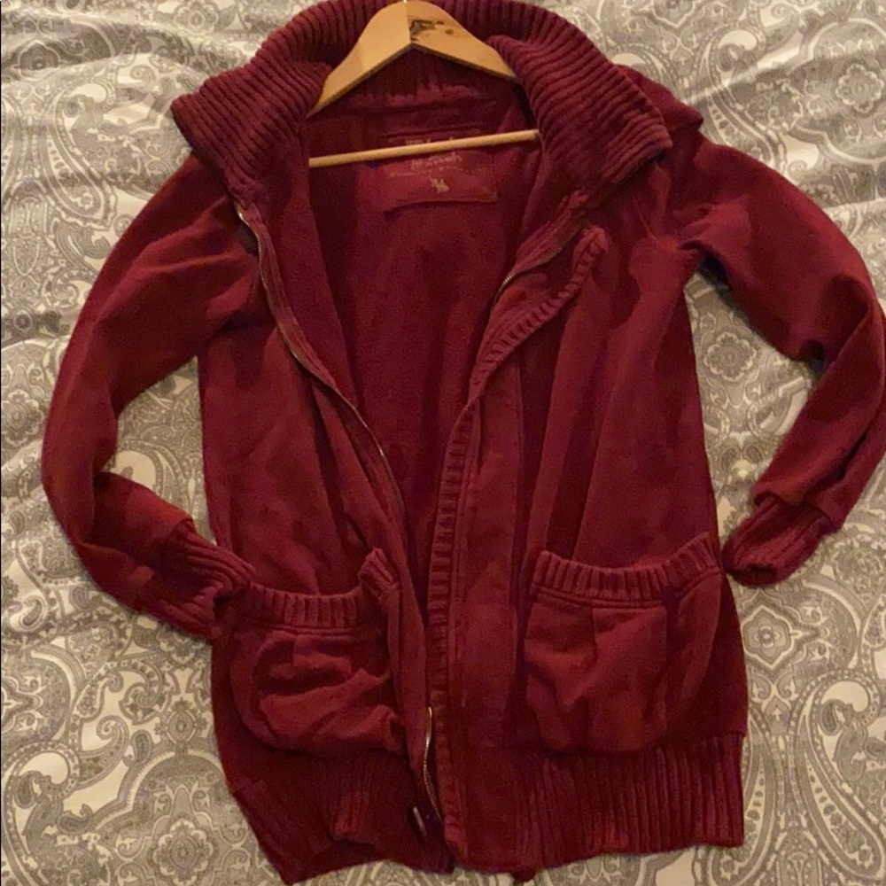 Victoria’s Secret plush and Lush hooded sweater